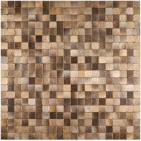 Zelfklevende Gouden Mozaïektegels Quadra - Luxe en Eenvoudige Installatie - thumbnail