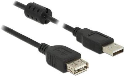 Delock 84886 Verlengkabel USB 2.0 Type-A male > USB 2.0 Type-A female 3,0 m zwart