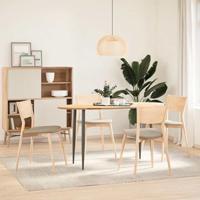 Tafelblad 140x60x2 cm ovaal massief eikenhout - thumbnail