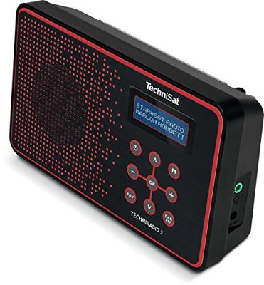 TechniSat TECHNIRADIO 2 Draagbaar Analoog & digitaal Zwart, Rood TechniSat TECHNIRADIO 2 Draagbaar Analoog & digitaal Zwart, Rood