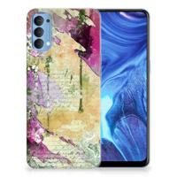 Hoesje maken OPPP Reno 4 Letter Painting - thumbnail