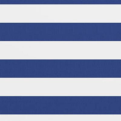 Balkonscherm 90x400 cm oxford stof wit en blauw Balkonscherm 90x400 cm oxford stof wit en blauw