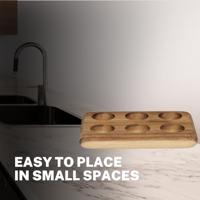 Alpina Houten eiertray voor 6 eieren - thumbnail