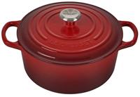 Le Creuset Braadpan Signature Kersenrood ø 22 cm / 3,3 liter - thumbnail