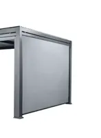 Rota gordijn 400 cm Matt Royal Grey - thumbnail