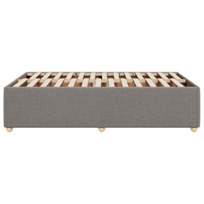 Bedframe zonder matras 120x200 cm stof taupe