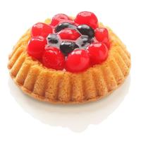 Zenker mini vruchtentaartvorm 6 delig black metallic 10cm - thumbnail