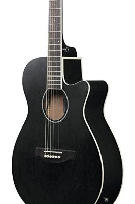 Ibanez AEG7MH Weathered Black elektrisch-akoestische westerngitaar - thumbnail
