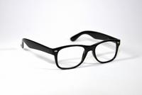 Melleson Optics Leesbril Wayfarer Glans Zwart +3.00 - thumbnail