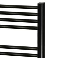 Designradiator Haceka Gobi Adoria 59x162,4 cm Zwart 6-Punts Aansluiting (829 Watt) - thumbnail