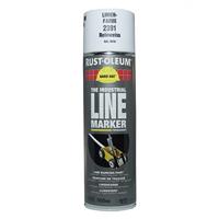 Rust-Oleum lijnmarkering - Hard Hat - wit - mat - 0.5l - spuitbus - thumbnail
