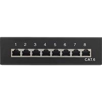 Renkforce 8 poorten Netwerkpatchbox CAT 6 1 HE Ingericht - thumbnail