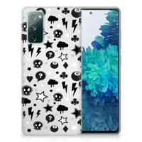 Silicone Back Case Samsung Galaxy S20 FE Silver Punk - thumbnail