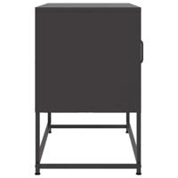 Tv-meubel 68x39x60,5 cm staal zwart - thumbnail