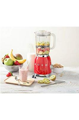 Smeg BLF01RDEU blender 1,5 l Blender voor op aanrecht Rood 800 W