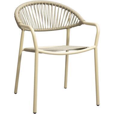 Terrasstoel Palamos - naturel/zand