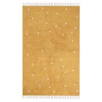 Beliani-ASTAF-Vloerkleed-Geel|Meerkleurig-140 x 200 cm-Katoen - thumbnail