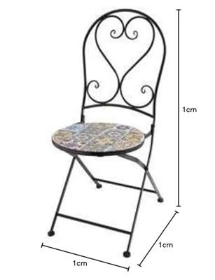 Outdoor Living by Decoris bistrostoel braga zwart Outdoor Living by Decoris bistrostoel braga zwart