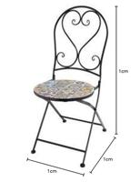 Outdoor Living by Decoris bistrostoel braga zwart - thumbnail