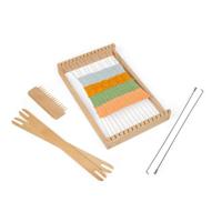BIGJIGS houten weefraam set, 10dlg. - thumbnail