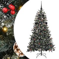 VidaXL Kunstkerstboom met 150 led groen 150 cm pvc en plastic en staal - thumbnail