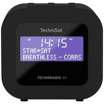 Technisat Techniradio 40 Wekkerradio Zwart