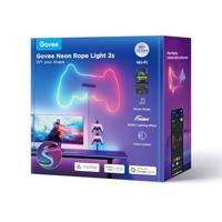 Govee Neon Strip Light 4 Meter black Matter ready H61D4C11 LED-strip basisset 100 V, 230 V, 24 V 4 m RGB 1 stuk(s) - thumbnail