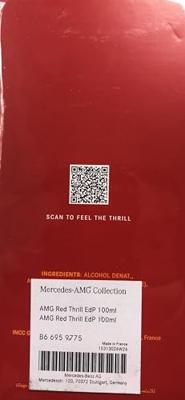 Herenparfum Mercedes Benz Amg Red EDP 100 ml