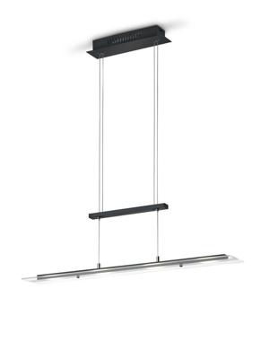 Trio Glazen hanglampMilos zwart - R32004132