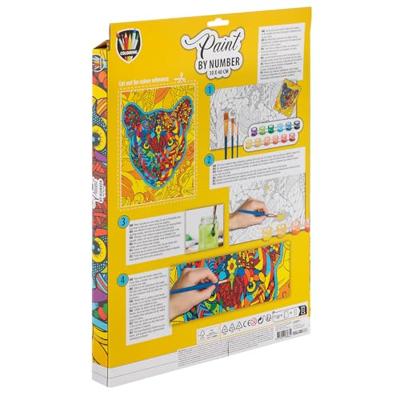 Grafix Schilderen op nummer canvas - tijger