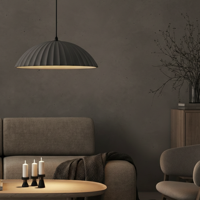 Lyora HanglampAmmos grijs Ø 50cm - 9919115 - thumbnail