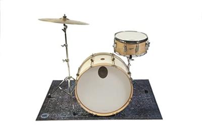 DRUMnBASE VP130-BLU Vintage Persian Blue drum/stage mat 130 x 90 cm