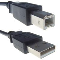 Computer Gear 26-2900 - 2M USB 2 Aansluitkabel - Een Mannelijke naar B Mannelijke Printer etc(Zwart) - thumbnail
