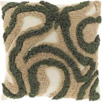 Kussen calin 45x45 cm winter green Unique Living - Unique living - thumbnail