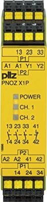 PILZ PNOZ X1P C 24VDC 3n/o 1n/c Veiligheidsschakelapparaat Voedingsspanning (num): 24 V/DC 3x NO, 1x NC (b x h x d) 22.5 x 101 x 121 mm 1 stuk(s)