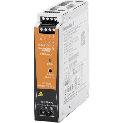 Weidmüller 1478100000 DIN-rail netvoeding 24 V/DC 3 A 72 W Inhoud 1 stuk(s)