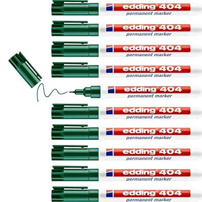 Viltstift edding 404 rond 0.75mm groen | 10 stuks