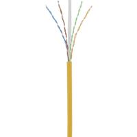 Renkforce RF-5128866 RJ45 Netwerkkabel, patchkabel CAT 6 U/UTP 2.00 m Geel Snagless, Halogeenvrij 1 stuk(s) - thumbnail