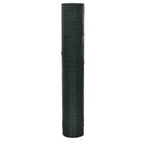 Kippengaas 10x1 m gegalvaniseerd staal met PVC-coating groen - thumbnail