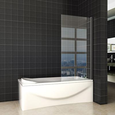 Draaibare Badwand Wiesbaden Orbit 80x150 cm 6mm NANO Coating Mat Zwart