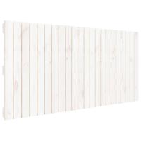 Wandhoofdbord 140x3x60 cm massief grenenhout wit - thumbnail