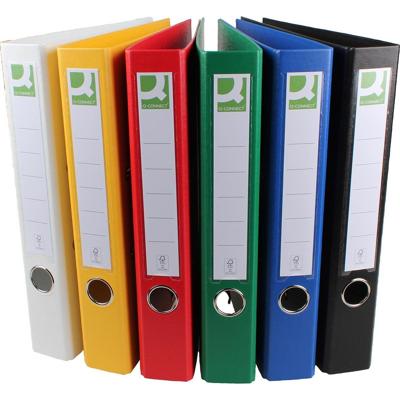 Q-CONNECT ordner, voor ft A4, volledig uit PP, rug van 5 cm, geassorteerde kleuren