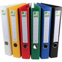 Q-CONNECT ordner, voor ft A4, volledig uit PP, rug van 5 cm, geassorteerde kleuren - thumbnail
