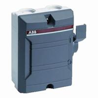 BW325TPN Werkschakelaar 3 polig 25A vergrendelbaar opbouw IP65 M25 2x ABB - thumbnail