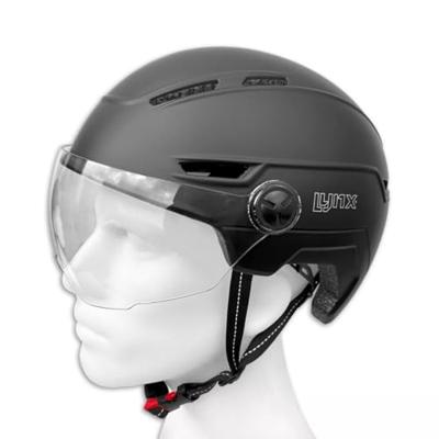 Lynx Fietshelm visgoud pro zwart maat 58-61 cm (l/xl) - thumbnail