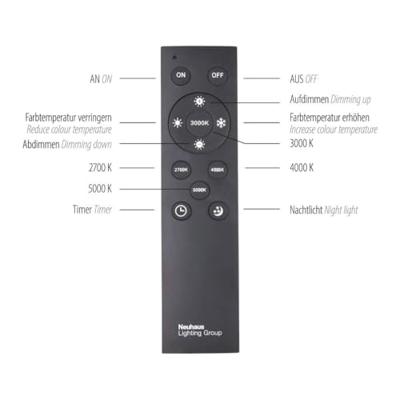 Paul Neuhaus Strakke plafondlampPure Lines Straight antraciet - 6021-13