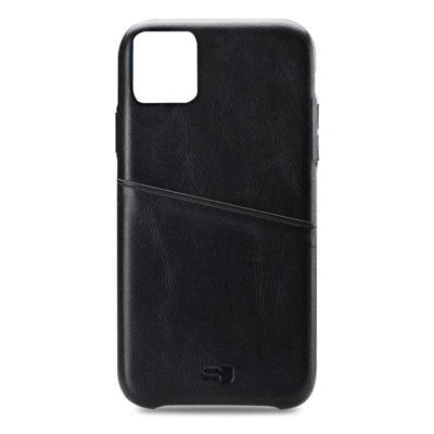 Senza Pure Leather Cover with Card Slot Apple iPhone 11 Deep Black Senza Pure Leather Cover with Card Slot Apple iPhone 11 Deep Black