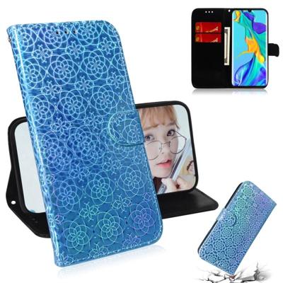 Voor Huawei P30 Pro effen kleur kleurrijke magnetische Buckle horizontale Flip PU lederen draagtas met houder & kaartsleuven & portemonnee & Lanyard (
