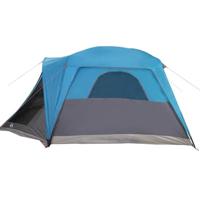 Gezinstent met luifel 6-persoons waterdicht blauw - thumbnail