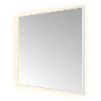 Spiegel Hotbath &MORE 80x80 cm LED-Verlichting Spiegelverwarming Vierkant Mat Wit Spiegel Hotbath &MORE 80x80 cm LED-Verlichting Spiegelverwarming Vierkant Mat Wit